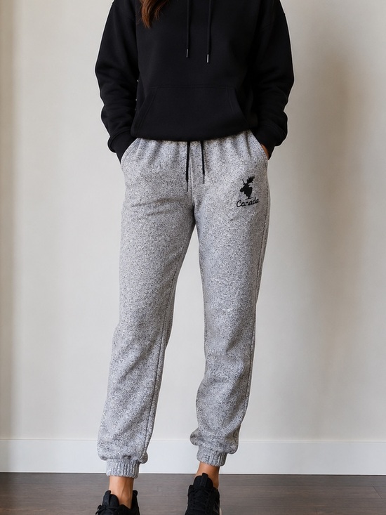 Canadiana Pants - Womens Gray Sweatpants